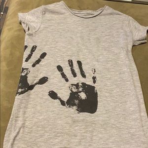 Nununu Hand Print Raw T-shirt